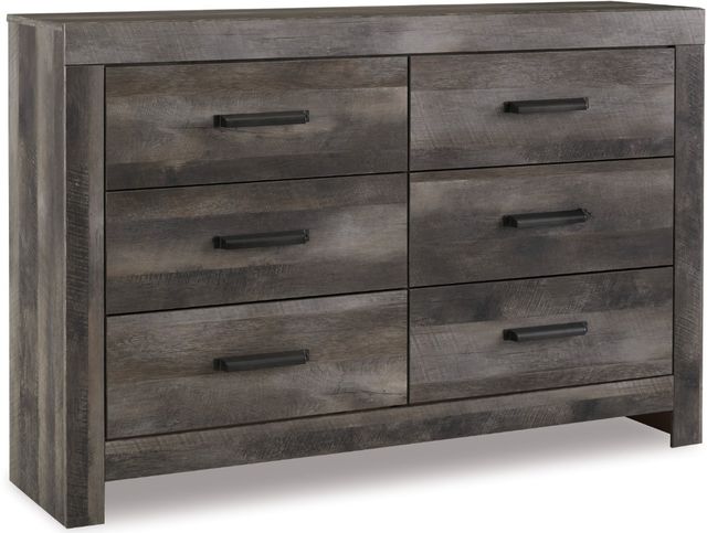 Signature Design by Ashley® Wynnlow 5-Piece Gray King Panel Bed Set-2