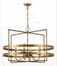 Forty West Avalon Gold 4-Light Chandelier-1