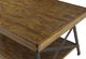 Emerald Home Chandler Pine Brown Cocktail Table with Steel Gray Base-5