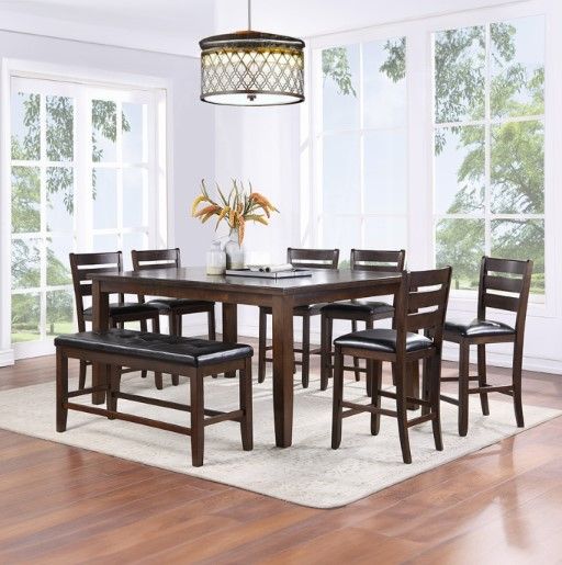 ACME Furniture Urbana Black/Expresso Counter Height Bench-1