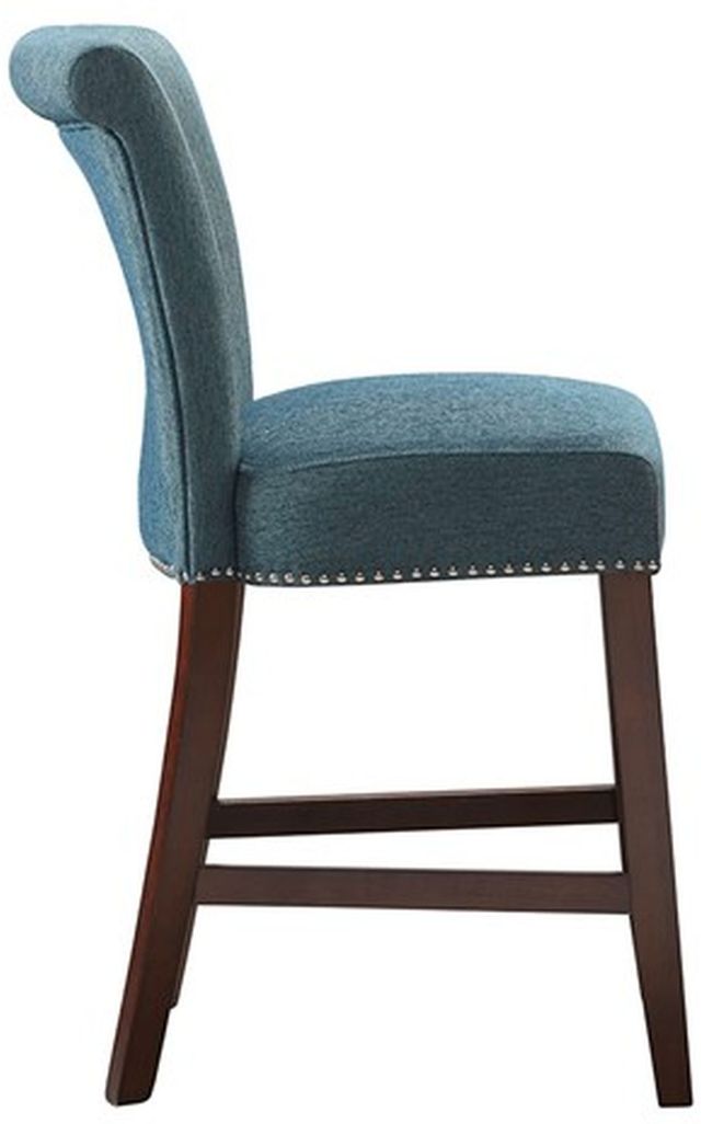 Olliix by Madison Park Blue Colfax Counter Stool-2