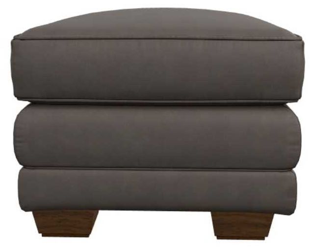La-Z-Boy® Mackenzie Greystone Leather Ottoman-3