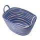 A & B Home 2-Piece Blue/White Basket Set-2