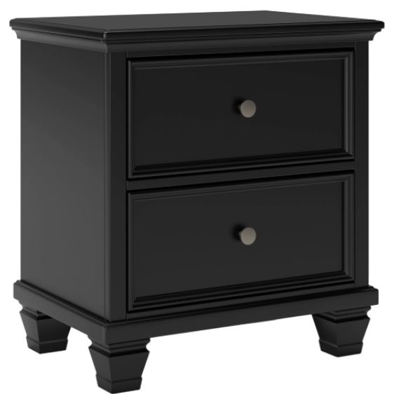 Signature Design by Ashley® Lanolee 4-Piece Black King Panel Bedroom Set-3