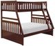 Homelegance® Rowe Dark Cherry Twin/Full Bunk Bed-0