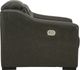 Signature Design by Ashley® Center Line Dark Gray Power Recliner and Adjustable Headrest-2