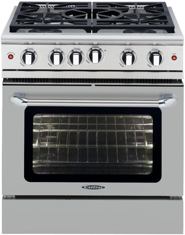 Capital Cooking™ Precision™ 30" Stainless Steel Freestanding Gas Range-0