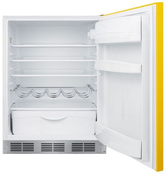 Summit® 5.8 Cu. Ft. Saffron Gold Under The Counter Refrigerator -3