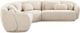 TOV Furniture Misty 3-Piece Cream L-Shape Sectional-3