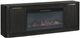 Legends Home Genevieve Black 84" Fireplace Console-0