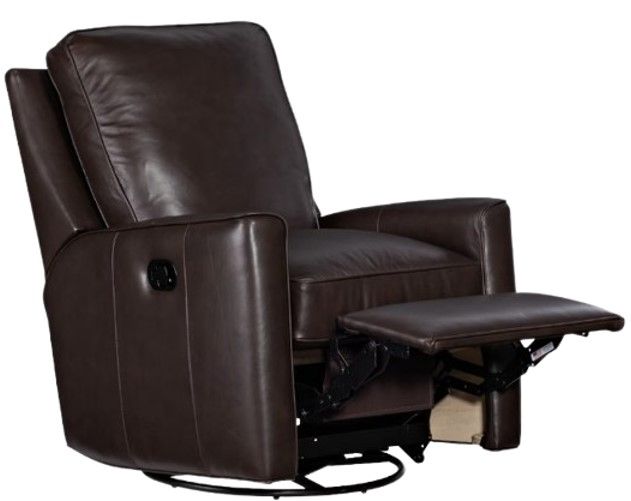 Bradington-Young Customizable Yorba Manual Leather Wall Hugger Recliner-1