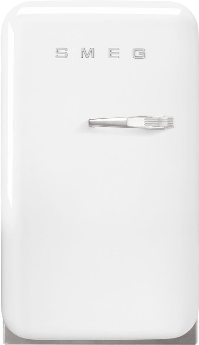 Smeg Retro Style 16" 1.3 Cu. Ft. White Compact Refrigerator