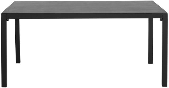 Linon Alora Black Aluminum Outdoor Dining Table-2
