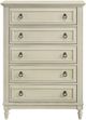 Elements International Gianna 3-Piece White Youth Twin Panel Bedroom Set-2