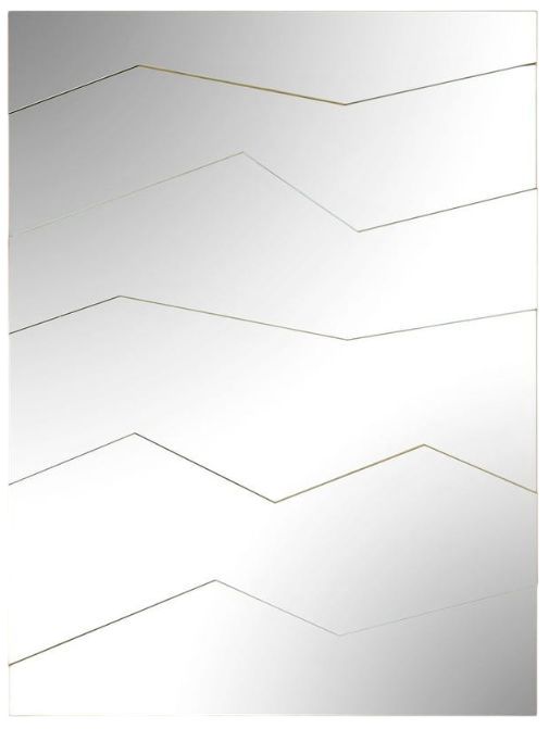 Uttermost® Fracture Gold Segmented Panel Mirror-0