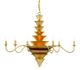 Currey & Company Sillage Contemporary Gold Leaf/Painted Contemporary Gold Chandelier-0