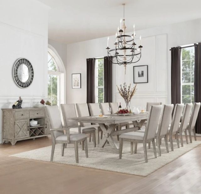 ACME Furniture Rocky 2-Piece Gray Dining Side Chair Set-3