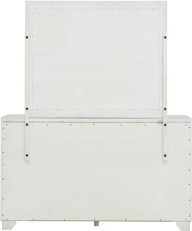 Pulaski™ Camila Creamy White Dresser and Mirror-3