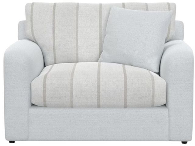 Jackson Furniture Lindsey Platinum/Snow Chair and a Half-1