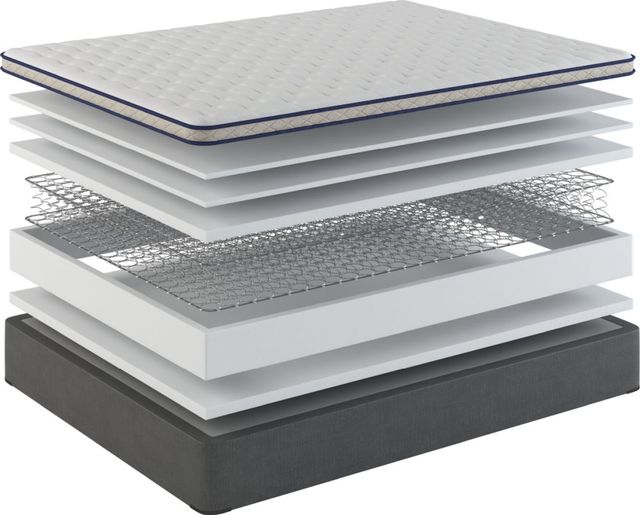 Sherwood® Bedding Essentials® Charming 11.5" Innerspring Firm Euro Top King Mattress-2