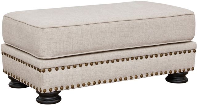 Benchcraft® Merrimore Linen Ottoman-0