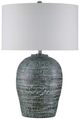 Currey & Company Agatha Reactive Black/White Table Lamp-2