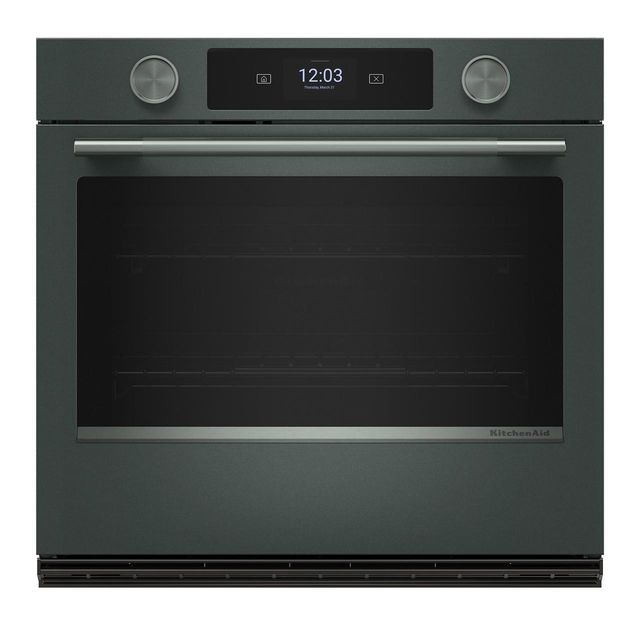 KitchenAid® 30" Juniper Smart Single Electric Wall Oven with Assisted Cook Cycles-0