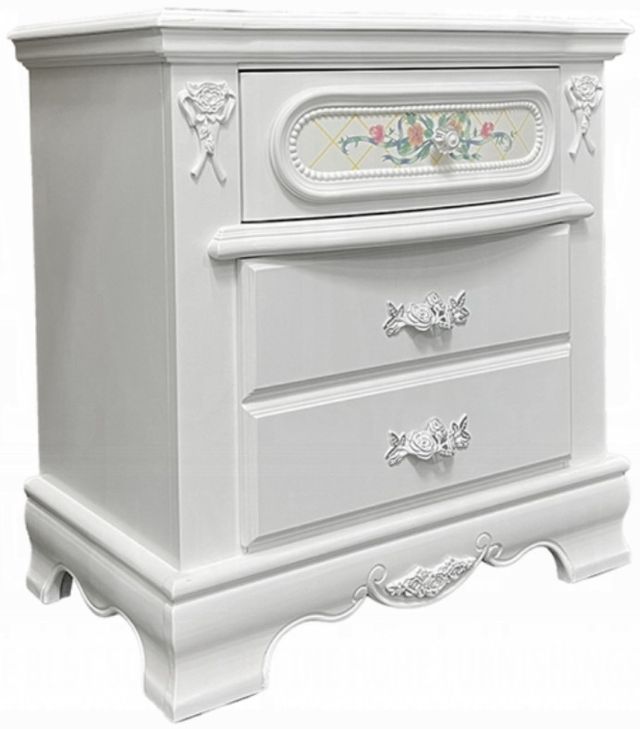ACME Furniture Flora White Nightstand-0