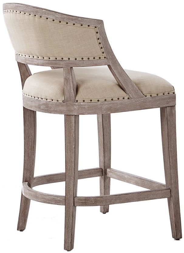 Olliix by Madison Park Natural Tuscan Counter Stool-2