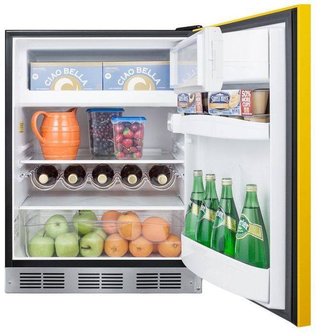Summit® 5.1 Cu. Ft. Saffron Gold Under The Counter Refrigerator -3