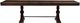 Magnussen Home® Durango Willadeene Brown 81" Trestle Dining Table-5