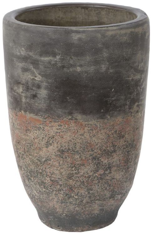 Uttermost® Emberwash 2-Piece Deep Charcoal/Weathered Patina Planters-4