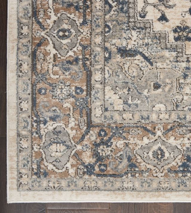 Nourison Home™ Quarry Ivory Gray 5'x7' Style 1 Area Rug-3
