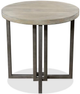 Riverside Furniture Adelyn Crema Gray Side Table-1