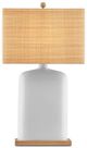 Currey & Company Musing White Table Lamp-1