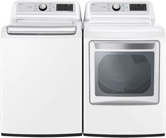 LG White Laundry Pair-0