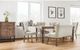Michael Amini® Crossings Reclaimed Barn Dining Table with Gunmetal Base-1
