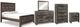 Signature Design by Ashley® Wynnlow 5-Piece Gray King Crossbuck Panel Bed Set-0