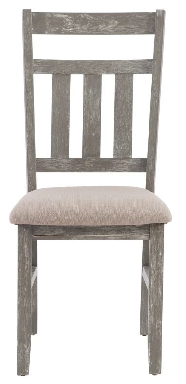 Powell® Turino Weathered Gray Dining Side Chair-3