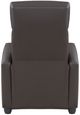 Homelegance® Greenfield Dark Brown Push Back Reclining Chair-4