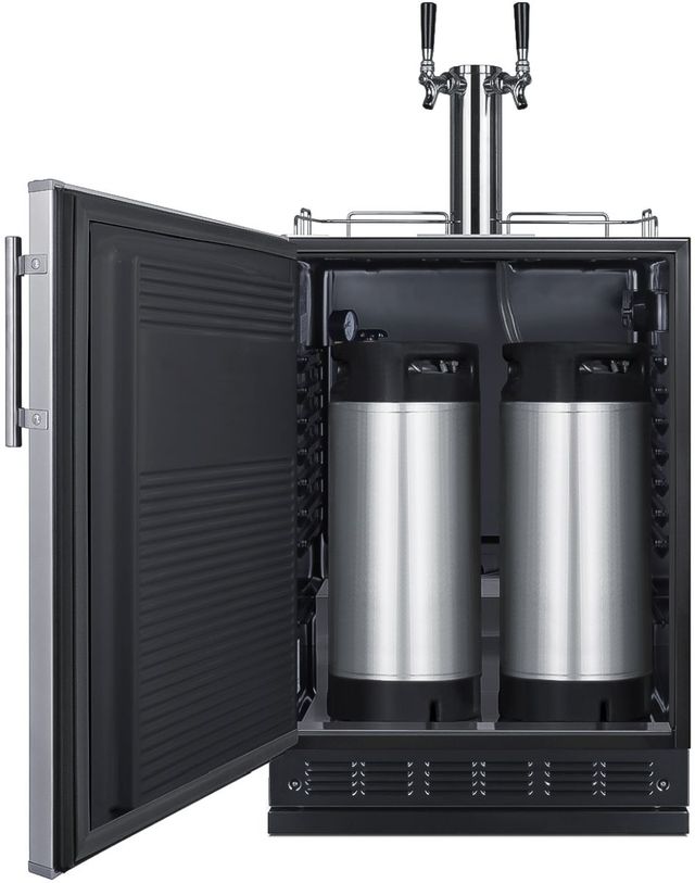 Summit® 24" Stainless Steel Cold Brew Coffee Kegerator-2
