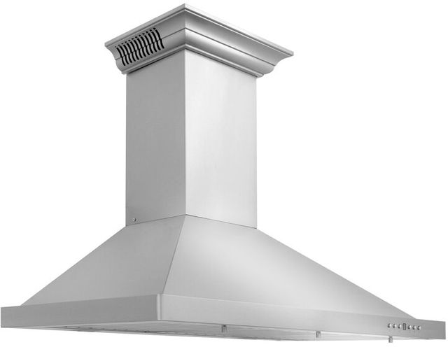 ZLINE 30" Stainless Steel Wall Mounted Range Hood with CrownSound® Bluetooth Speakers-2