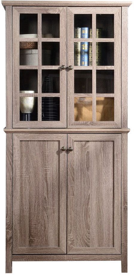 Signature Design by Ashley® Drewmore Gray Display Cabinet-0