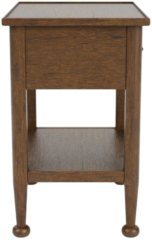 Riverside Furniture Calhoun Brown 1-Drawer Nightstand-3