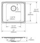Elkay Lustertone® Classic Lustrous Satin Stainless Steel 22" x 22" x 6" MR2-Hole Single Bowl Drop-in ADA Sink with Quick-Clip-1