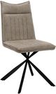 Monarch Specialties Inc. 2-Piece Black/Taupe Starburst Side Chair Set-0