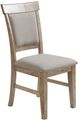 Olliix by INK+IVY Oliver Set of 2 Cream/Grey Dining Side Chair-0