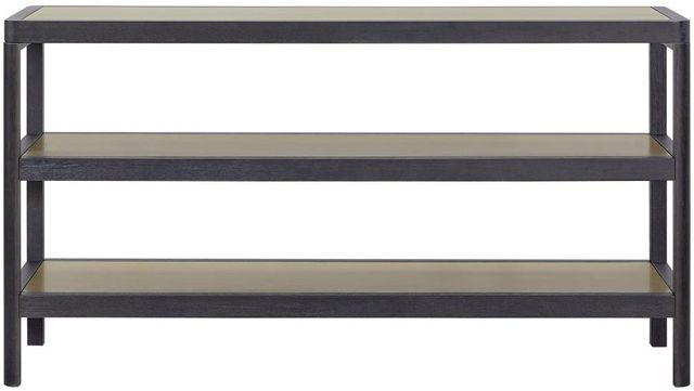 Bernards Elure Peppercorn Channel Console Table-2