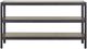 Bernards Elure Peppercorn Channel Console Table-2