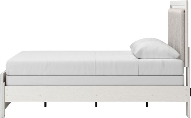 Signature Design by Ashley® Zuraleus White Queen Upholstered Panel Bed-4